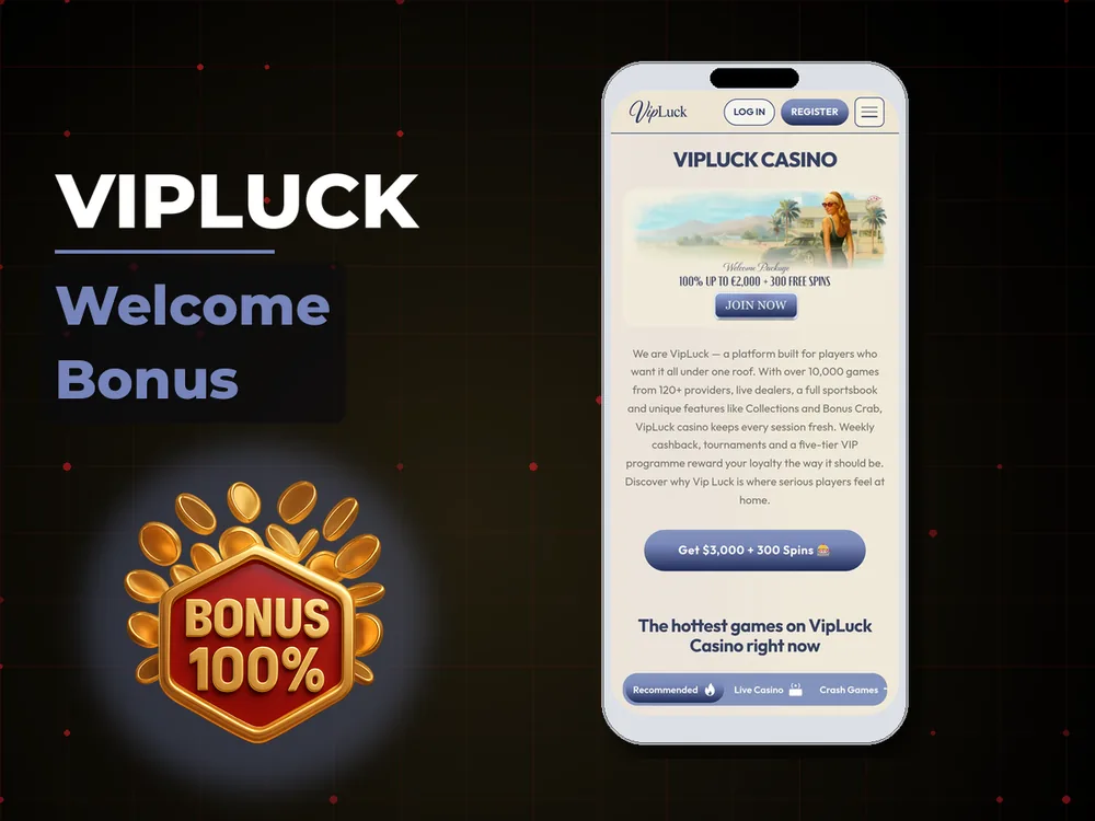 Vipluck - Welcome Bonus