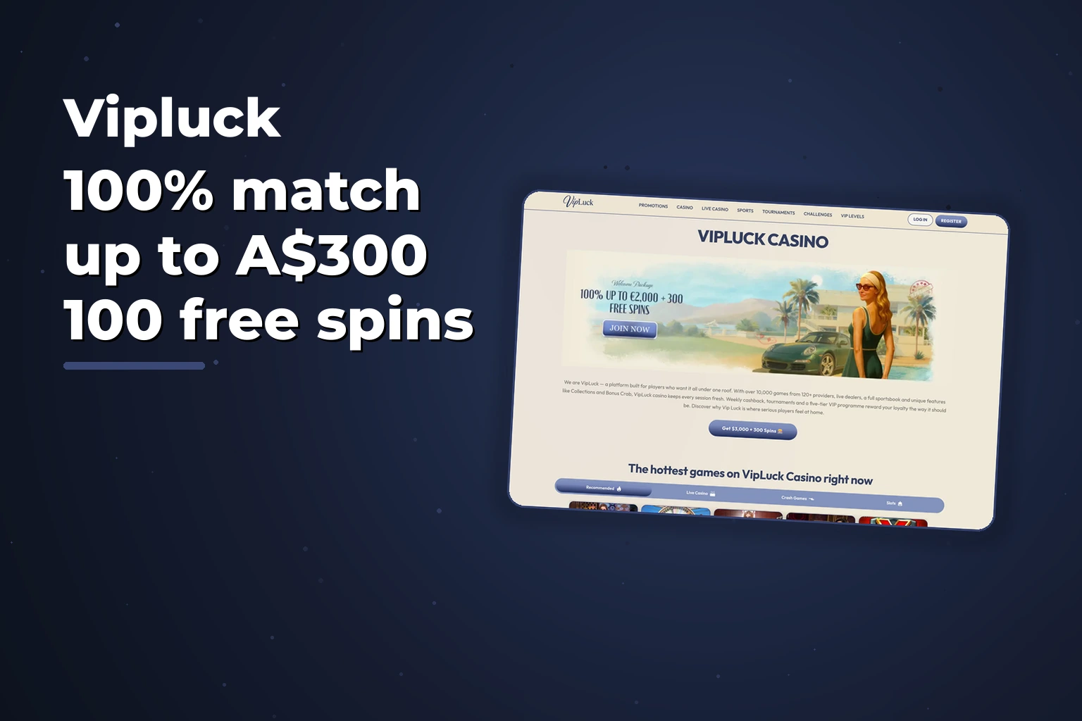 Vipluck Casino and Sports Betting Platform for Players in Australia